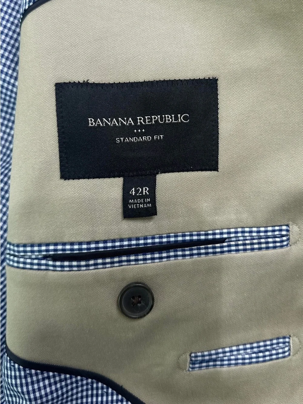 Banana Republic Light Tan Sport Coat Blazer